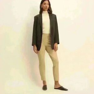 Everlane bi-stretch office wear side zip crop pants sz.6 EUC business casual